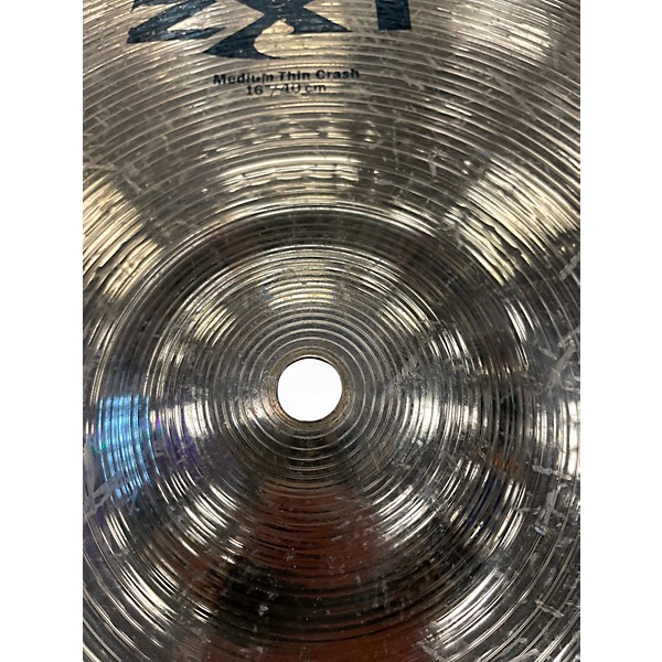 Used Zildjian 16in ZXT Medium Thin Crash Cymbal
