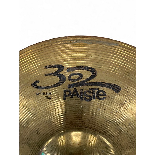 Used Paiste 14in 302 Hi Hat Pair Cymbal