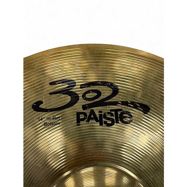 Used Paiste 14in 302 Hi Hat Pair Cymbal