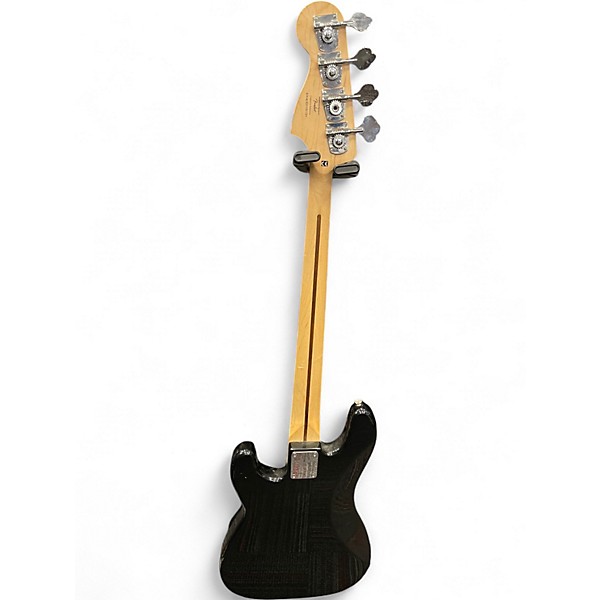Used Squier Precision Bass Black Electric Bass Guitar