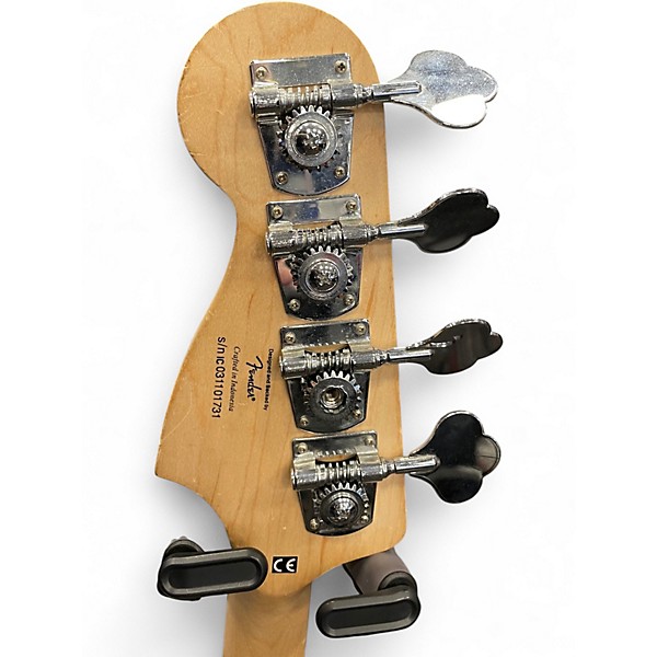 Used Squier Precision Bass Black Electric Bass Guitar