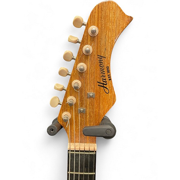 Used Harmony H802 3 Color Sunburst Solid Body Electric Guitar
