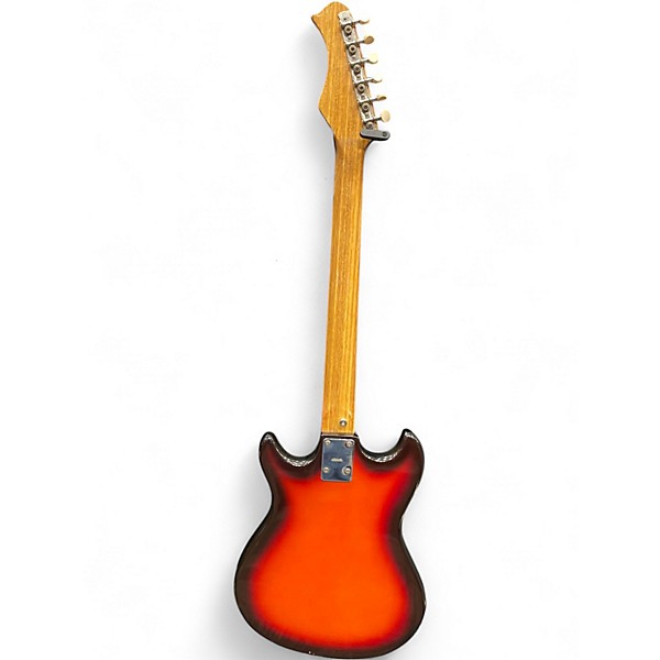 Used Harmony H802 3 Color Sunburst Solid Body Electric Guitar