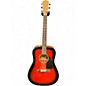 Used Fender CD60 Dreadnought 2 Tone Sunburst Acoustic Guitar thumbnail