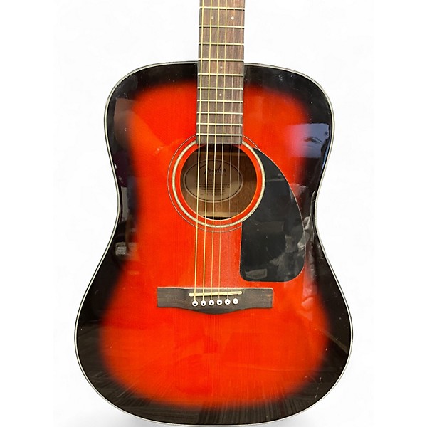 Used Fender CD60 Dreadnought 2 Tone Sunburst Acoustic Guitar