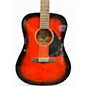 Used Fender CD60 Dreadnought 2 Tone Sunburst Acoustic Guitar