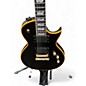 Used ESP LTD EC1000 Deluxe Black and Gold Solid Body Electric Guitar