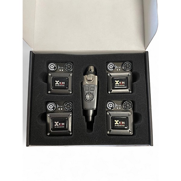 Used Xvive U4 In ear 4 Pack In Ear Wireless System