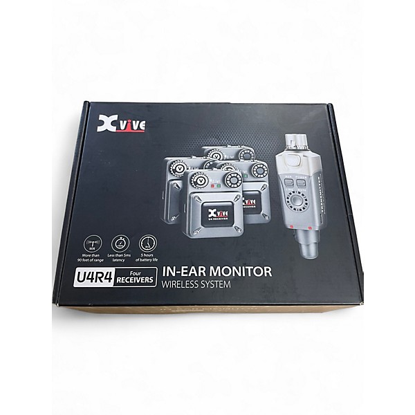 Used Xvive U4 In ear 4 Pack In Ear Wireless System