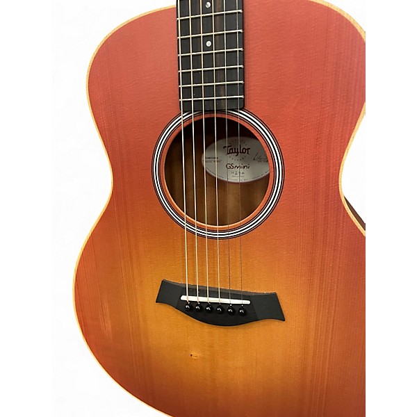 Used Taylor GS Mini Mahogany Caramel Burst Acoustic Guitar