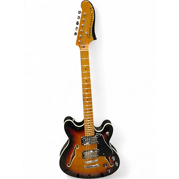 Used Squier Classic Vibe Starcaster 2 Color Sunburst Hollow Body Electric Guitar