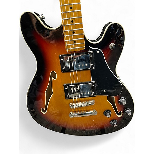 Used Squier Classic Vibe Starcaster 2 Color Sunburst Hollow Body Electric Guitar