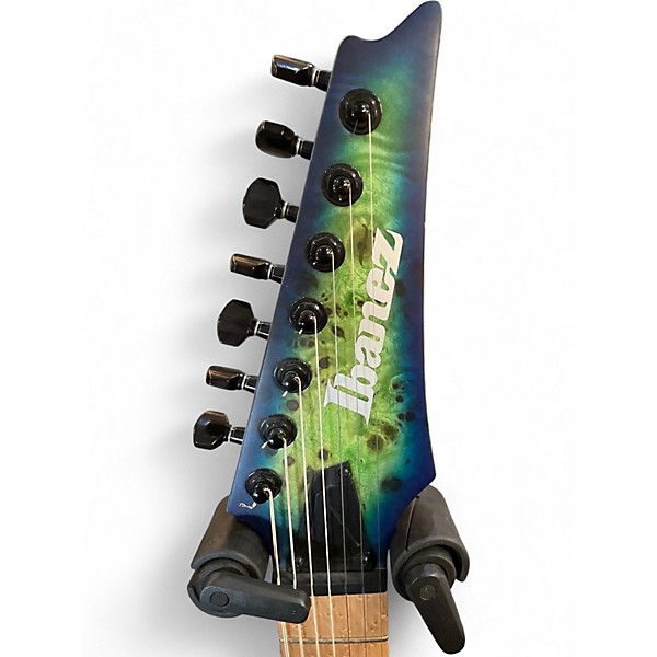 Used Ibanez RGDIX7 Green Solid Body Electric Guitar