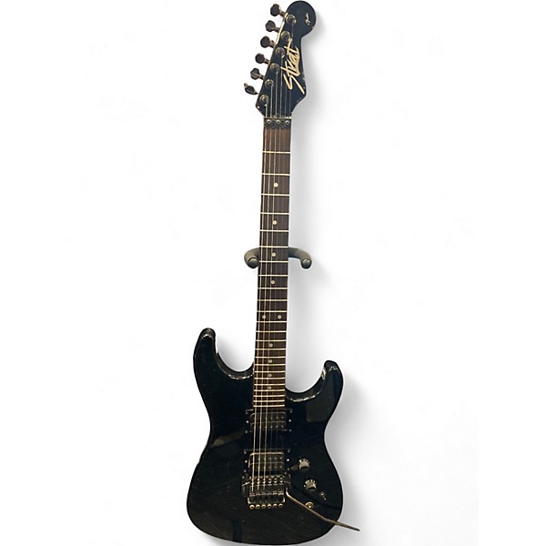 Used Fender Strat HM Black Stone Solid Body Electric Guitar