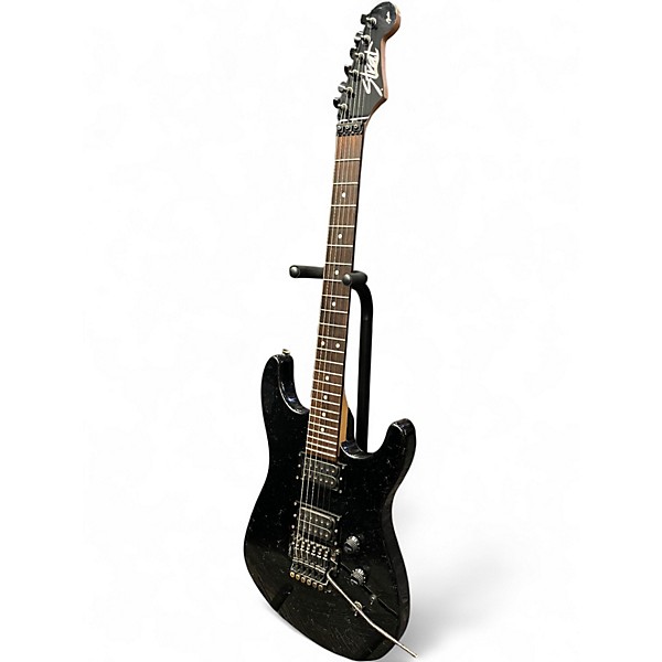 Used Fender Strat HM Black Stone Solid Body Electric Guitar
