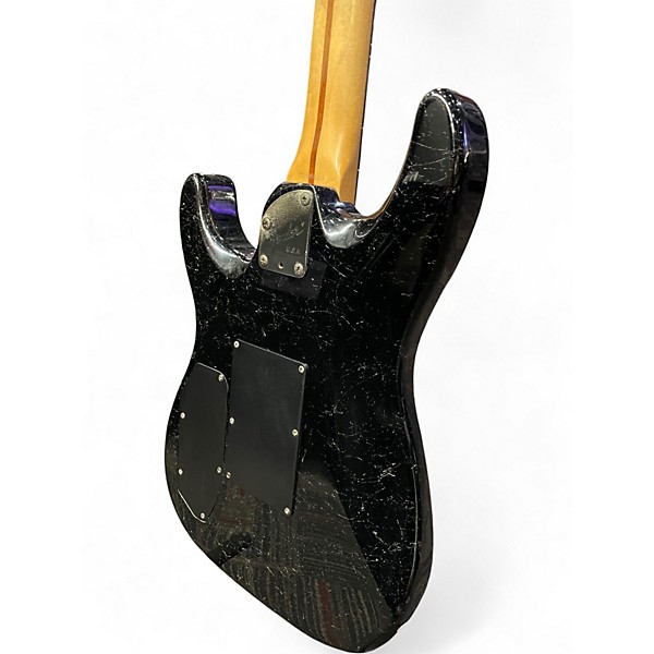 Used Fender Strat HM Black Stone Solid Body Electric Guitar