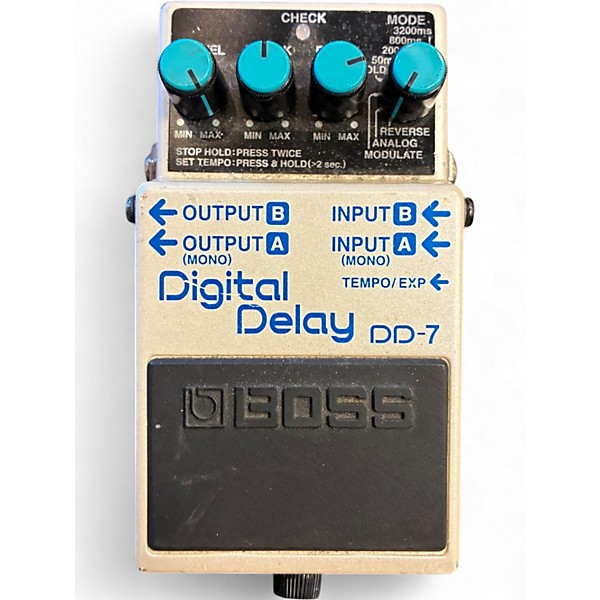 Used BOSS DD7 Digital Delay Effect Pedal