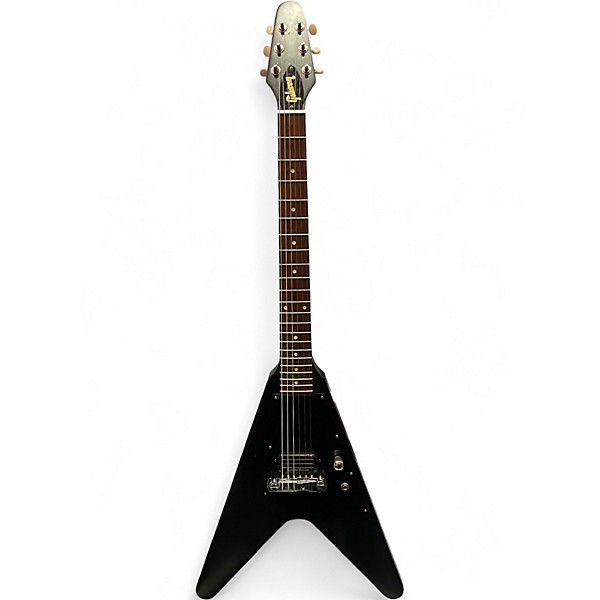 Used Gibson Melody Maker Flying V Black Solid Body Electric Guitar
