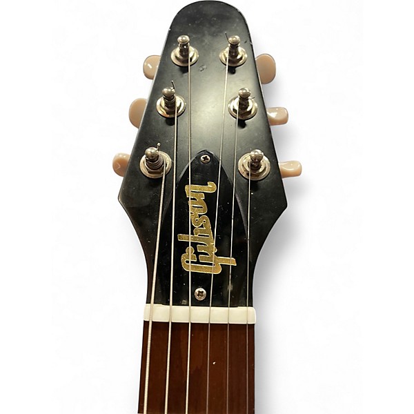 Used Gibson Melody Maker Flying V Black Solid Body Electric Guitar