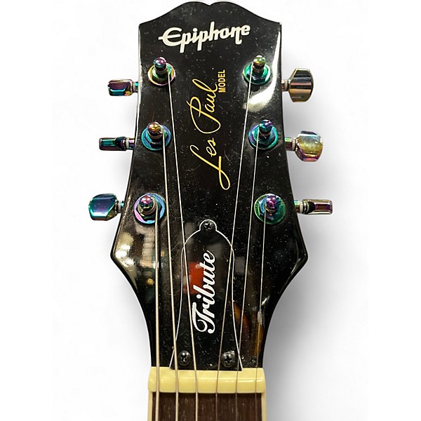 Used Epiphone Les Paul Tribute Black Solid Body Electric Guitar