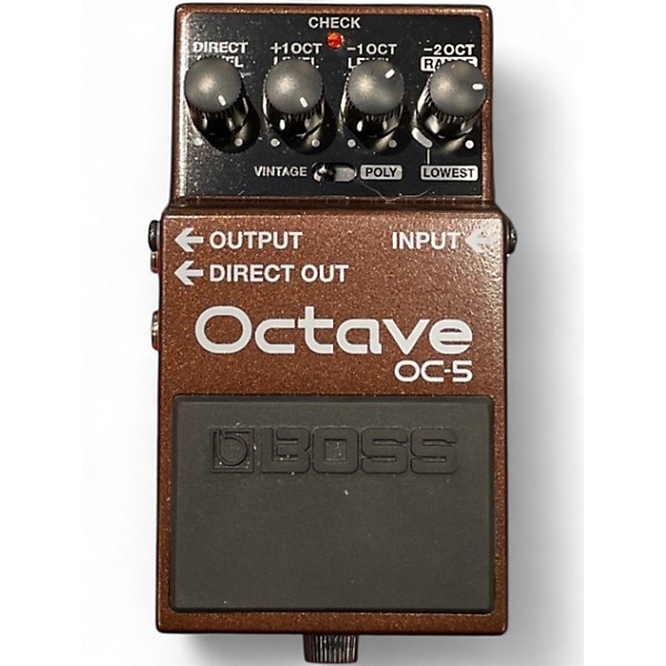 Used BOSS OC5 OCTAVE Effect Pedal