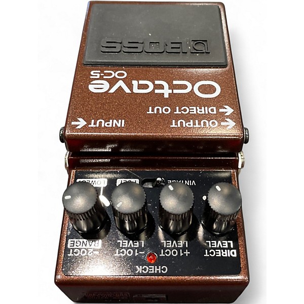 Used BOSS OC5 OCTAVE Effect Pedal