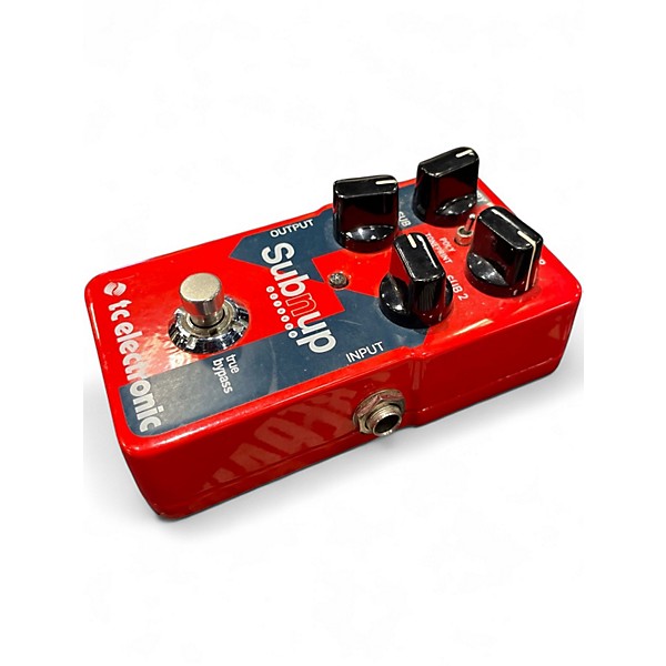 Used TC Electronic Sub N Up Octaver Effect Pedal