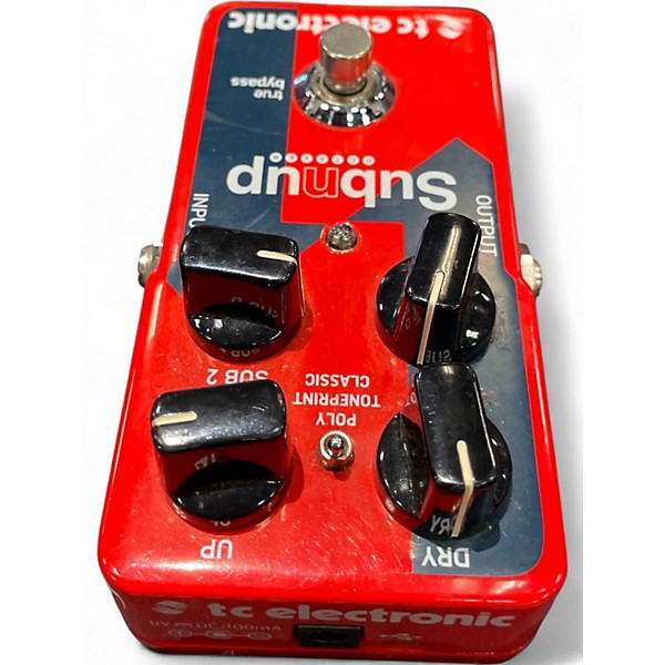Used TC Electronic Sub N Up Octaver Effect Pedal