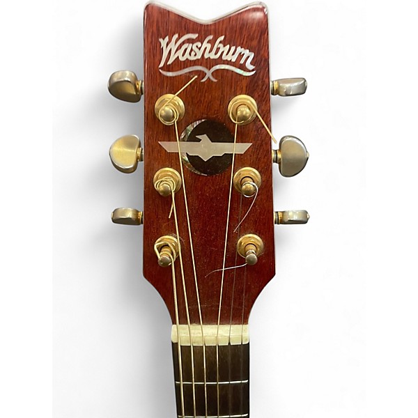 Used Washburn EA26 WHITE Acoustic Electric Guitar