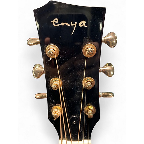 Used Enya X4 Pro Carbon fiber grey Acoustic Electric Guitar