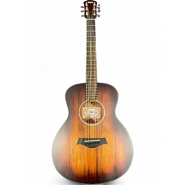 Used Taylor GS Mini Koa Plus Koa Edge Burst Acoustic Electric Guitar