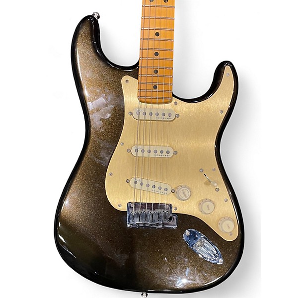 Used Fender American Ultra Stratocaster Texas Tea Solid Body Electric Guitar