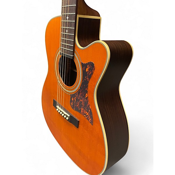 Used Epiphone Masterbuilt EF-500RCCE Vintage Natural Acoustic Electric Guitar