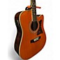 Used Epiphone DR500MCE Masterbuilt Vintage Natural Acoustic Electric Guitar