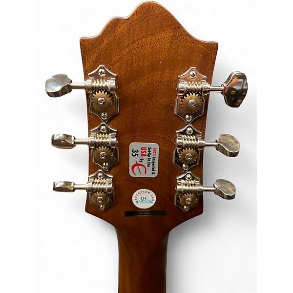Used Epiphone DR500MCE Masterbuilt Vintage Natural Acoustic Electric Guitar