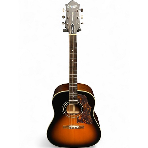 Used Epiphone MASTERBILT AJ-45ME 3 Color Sunburst Acoustic Electric Guitar