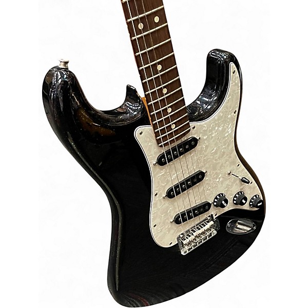Used Fender 70th Anniversary Stratocaster Nebula Noir Solid Body Electric Guitar