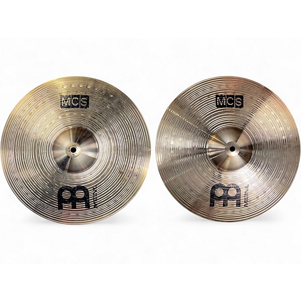 Used MEINL 14in MCS Series Medium Hi-Hat Pair Cymbal