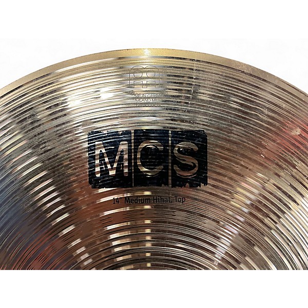Used MEINL 14in MCS Series Medium Hi-Hat Pair Cymbal