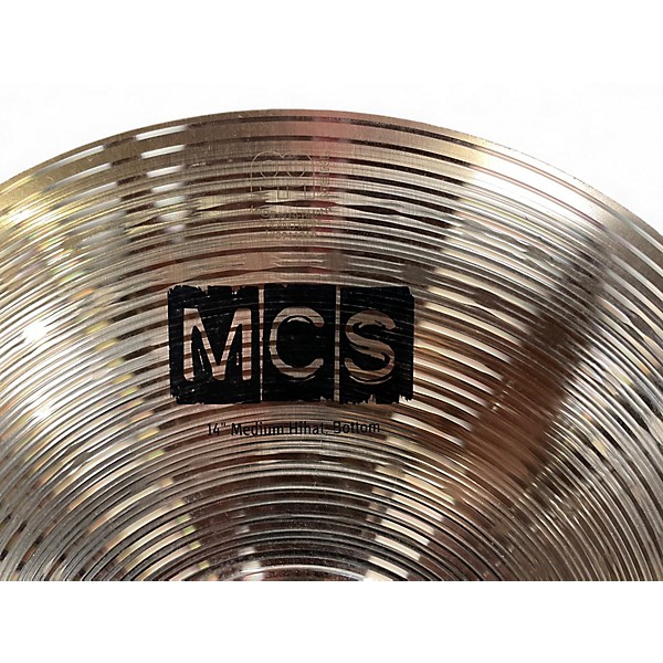 Used MEINL 14in MCS Series Medium Hi-Hat Pair Cymbal