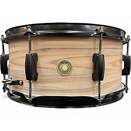 Used TAMA 6.5X14 Woodworks Poplar Natural Zebrawood Wrap Drum