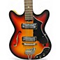 Used 1970s Unbranded DOUBLE CUT HOLLOW BODY 3 Color Sunburst Hollow Body Electric Guitar