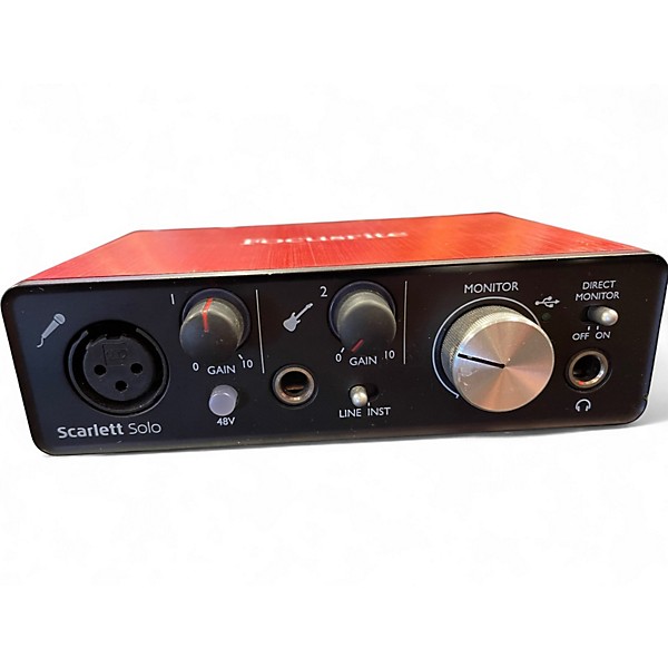 Used Focusrite Scarlett Solo Audio Interface