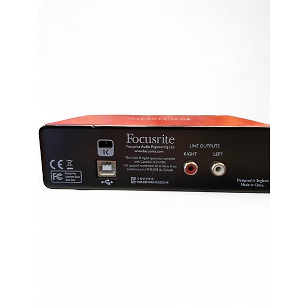 Used Focusrite Scarlett Solo Audio Interface