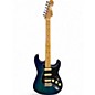 Used Fender Player Stratocaster HSS Plus Top Blue Burst Solid Body Electric Guitar thumbnail