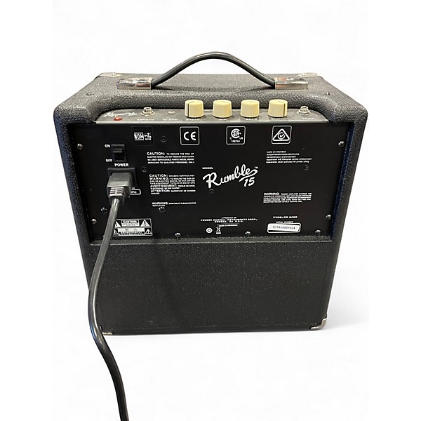 Used Fender Rumble 15 15W 1X8 Bass Combo Amp