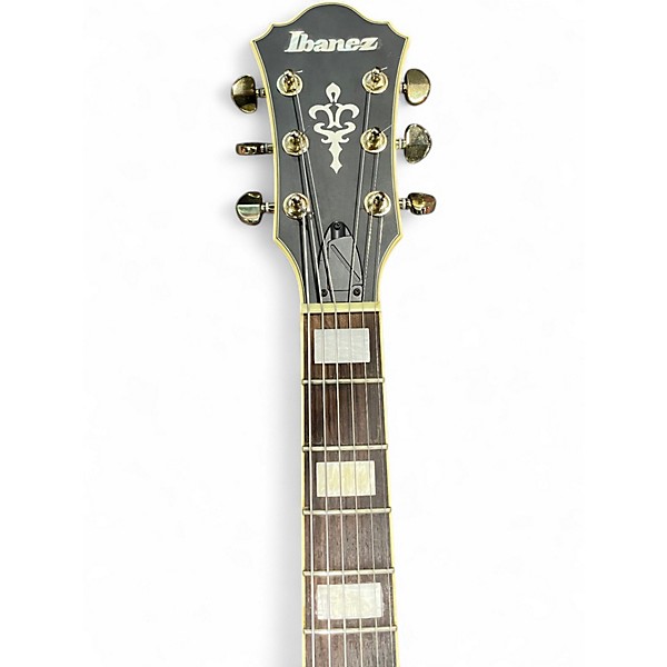 Used Ibanez AF75GBKF Black Hollow Body Electric Guitar