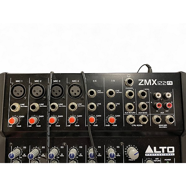 Used Alto ZMX122FX 8-Channel Unpowered Mixer
