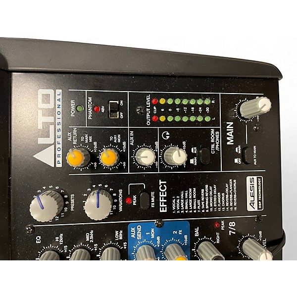 Used Alto ZMX122FX 8-Channel Unpowered Mixer