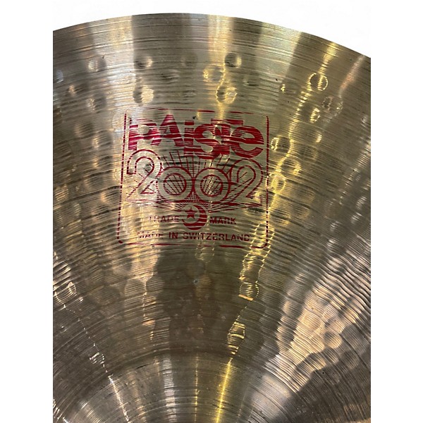 Used Paiste 21in 2002 Power Ride Cymbal